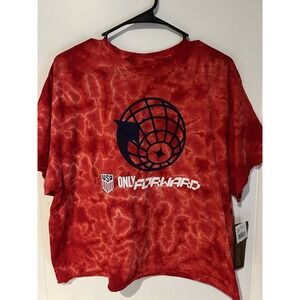 NWT The Original RETRO BRAND USA‎ ONLY FORWARD SOCCER SHIRT Sz. XL Women's Crop